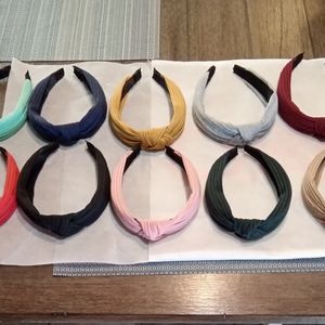 Set of 10 knot headbands